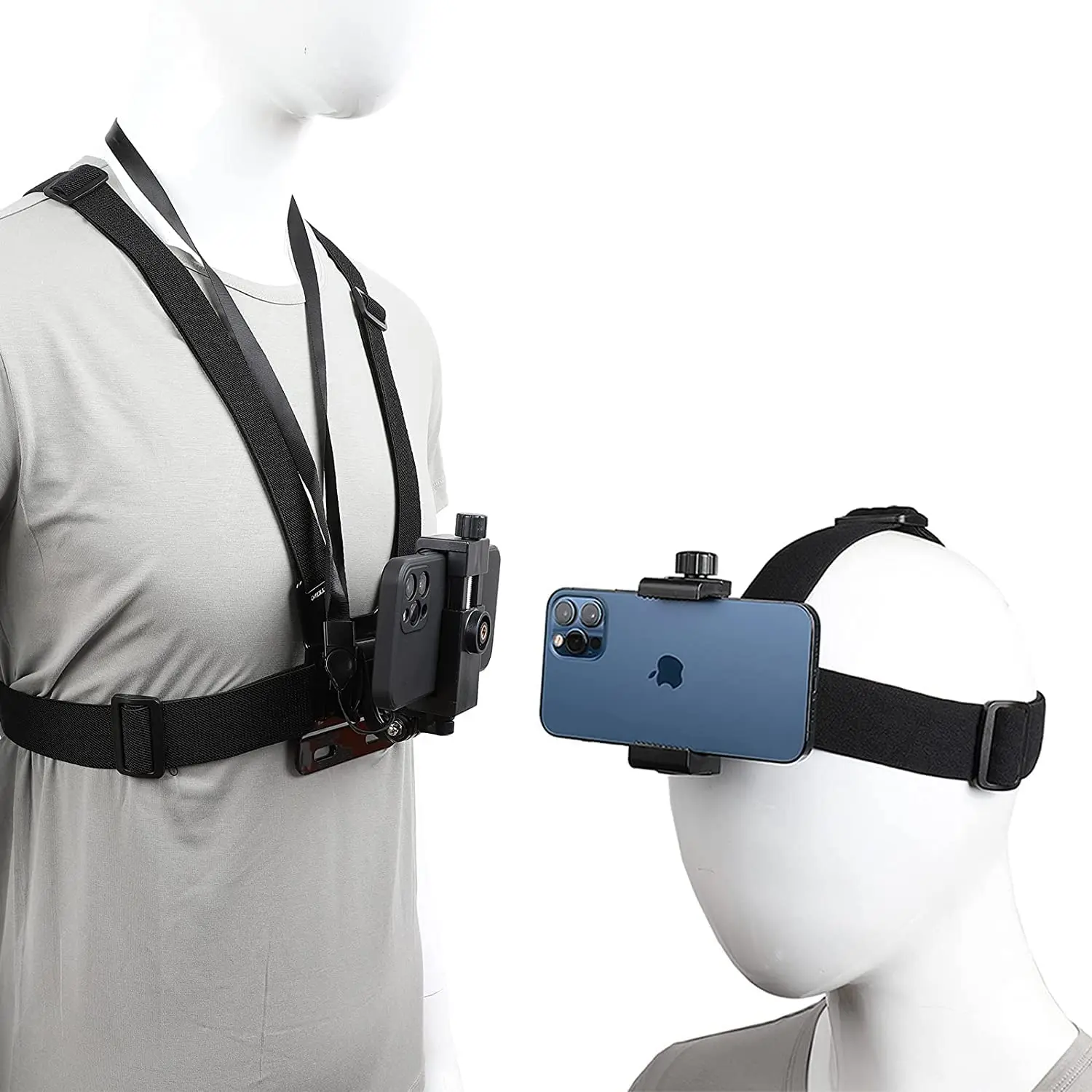 HOTUT Supporto Magnetico Selfie per Telefono da Collo, POV/Vlog Supporto per Telefono con Clip Telefonica, per Collo Registrazione Video per iPhone 16 15 14 13 Pro 12 Max Android