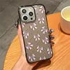 Space Case - Noir Transparent - Nœud Rose