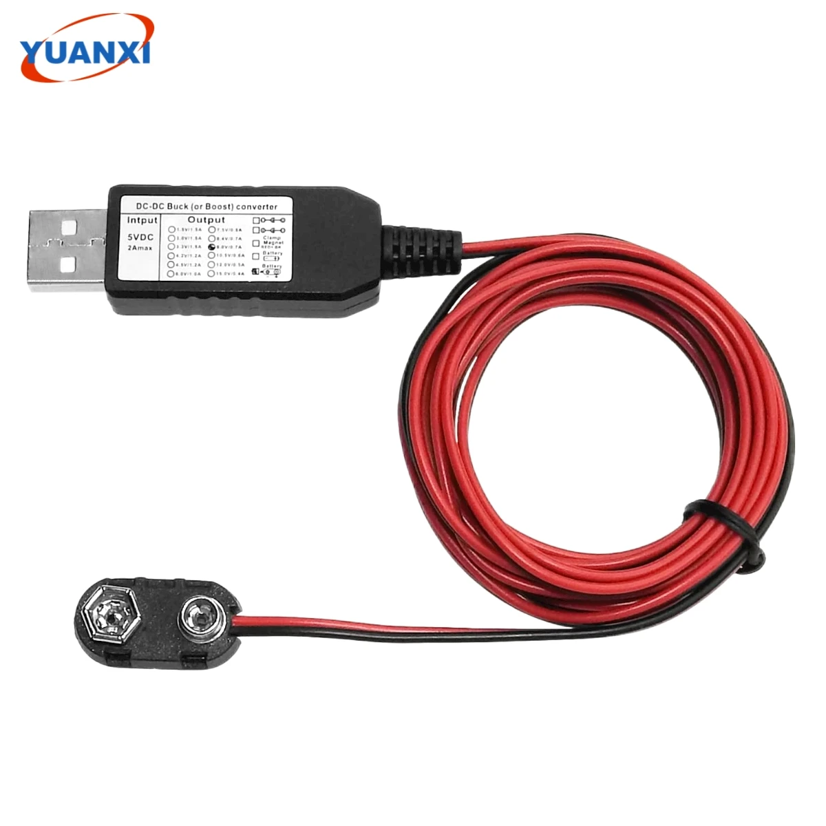 Convertisseur USB universel 6F22, éliminateurs batterie 9V