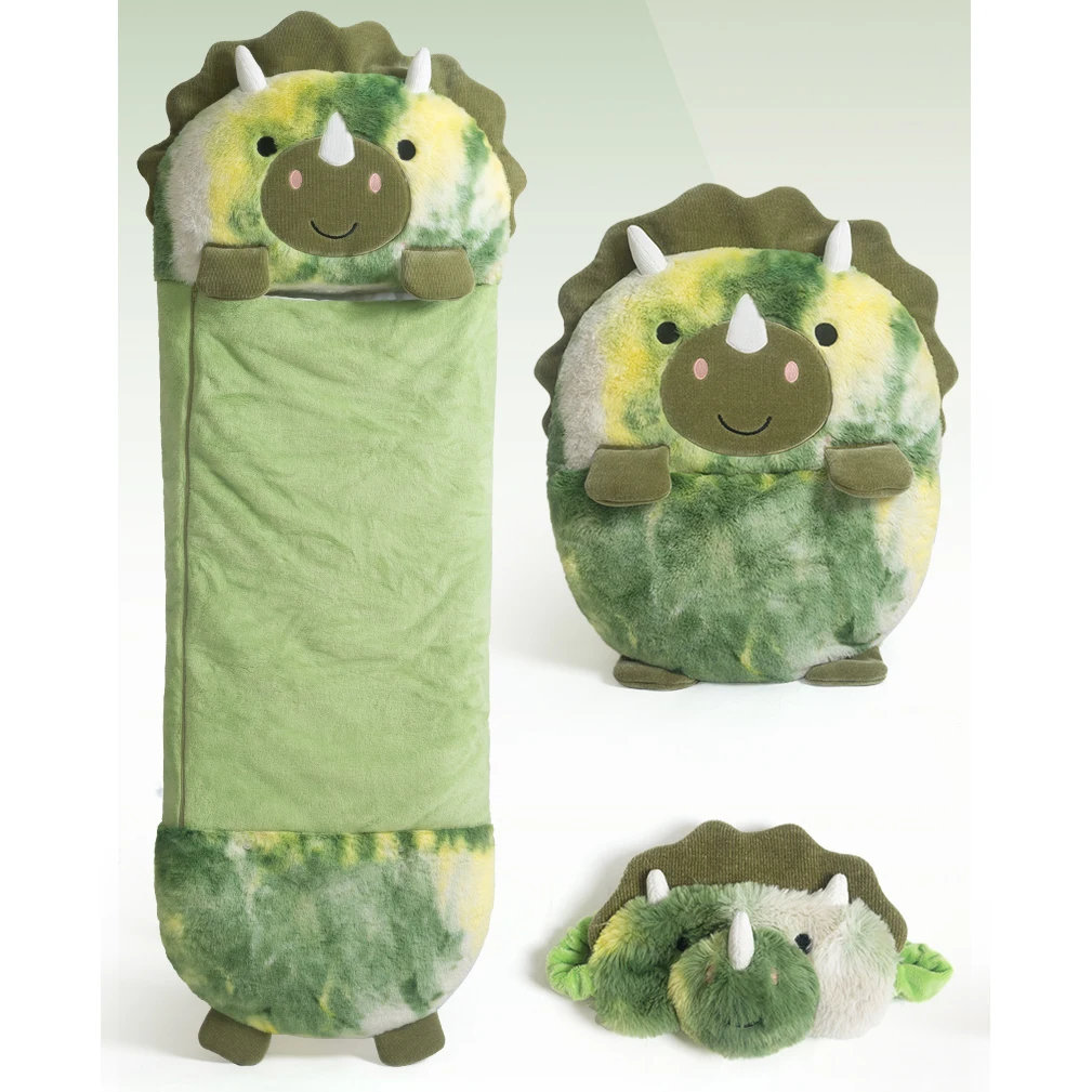 Hesen Sleeping Bag for Children Cartoon Stuffed Plush Animals Kid Sleeping Bags with Pillow