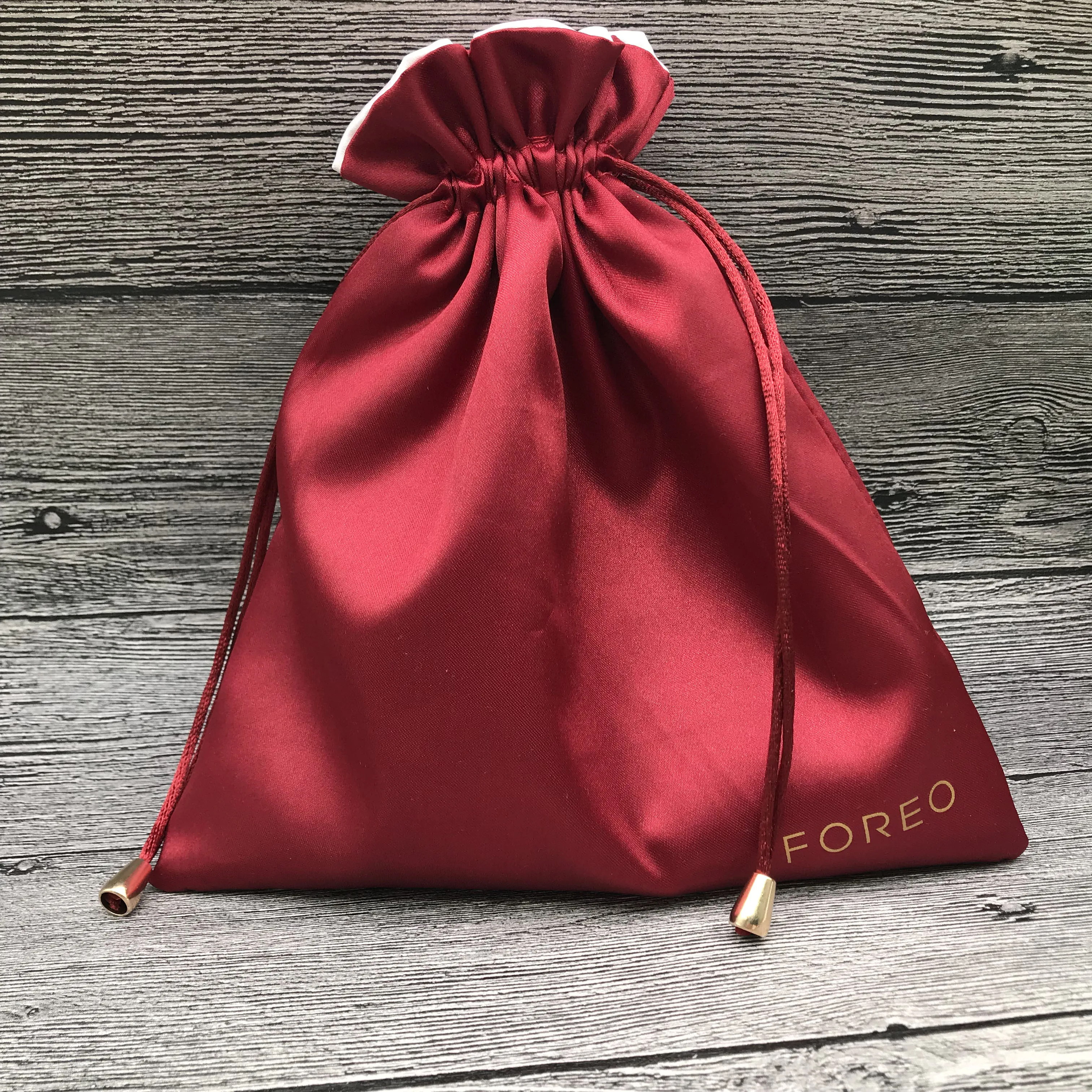 Red clearance satin bag