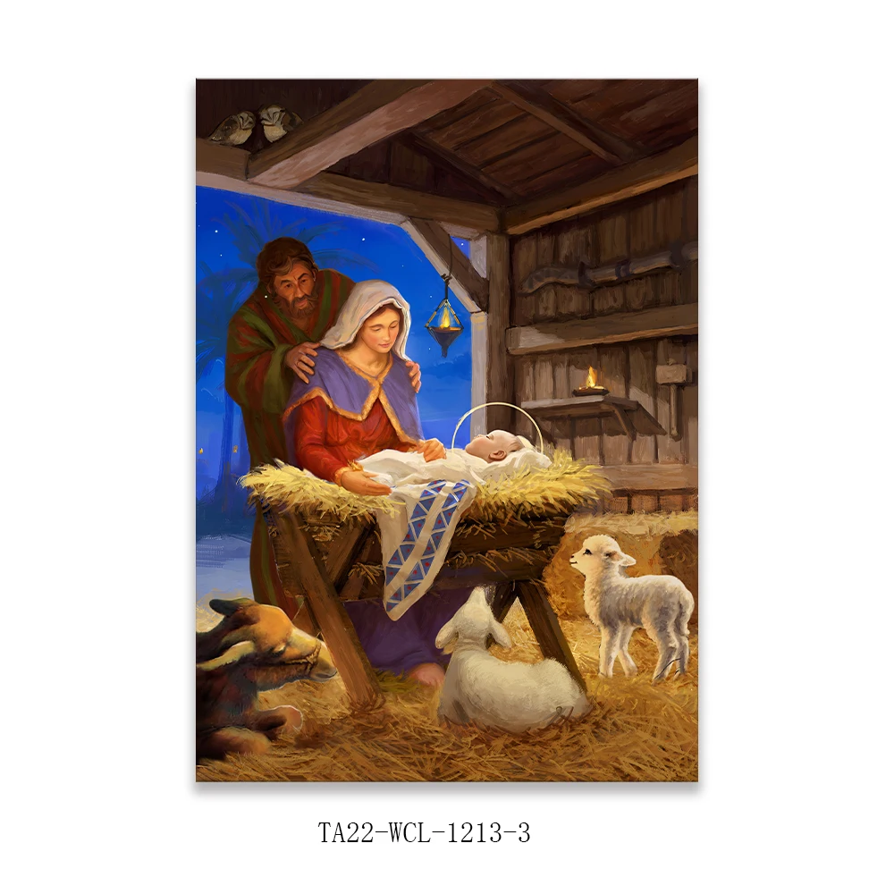 イエス・キリストのキャンバス絵画WRRグッドシェパードポスター画像