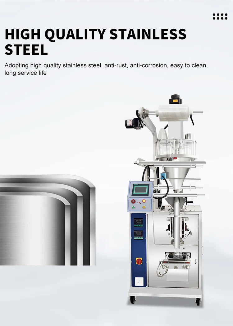 Grain Food Machines High Pressure Oil Seal Coffee Powder Packing Machine machinery for biodegradable packaging factory