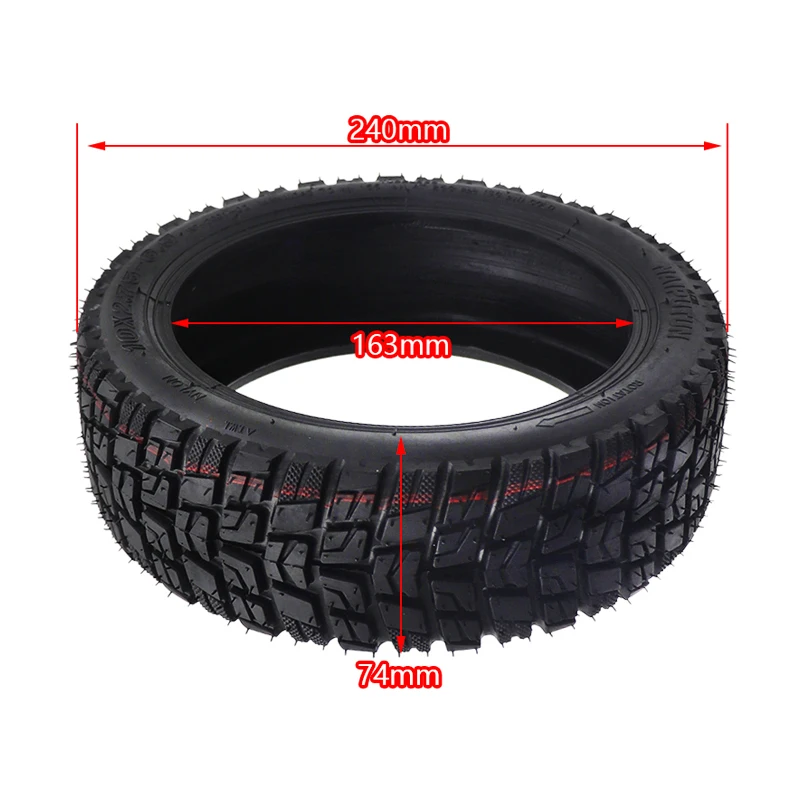 Ridefixing Xuancheng 10 Inch Vacuum Tyre 10x2.75-6.5 Gulong Para sa Speedway 5 Dualtron 3 Scooter 10 Inch 10*2.75-6.5 Tubeless Tire