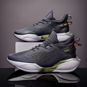 Men's Popcorn New Running Shoes Breathable Mesh Surface Sports Casual Shoes Lightweight for Spring Winter Autumn