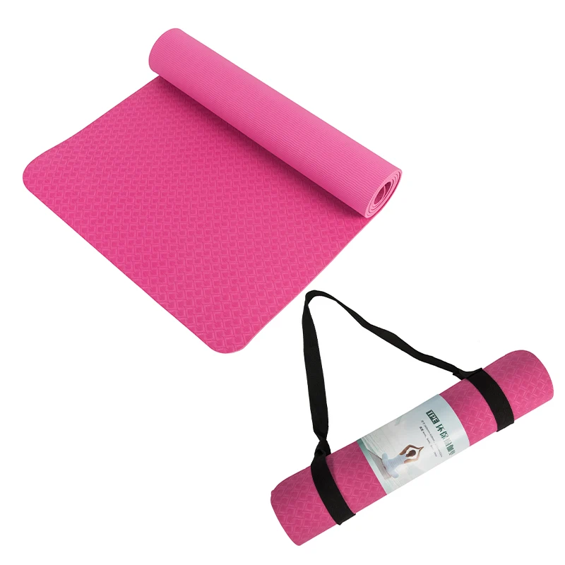 Wholesale Eco Custom logo Tpe Yoga Mats 5mm