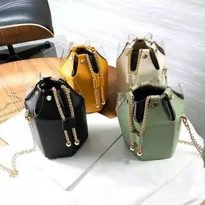 Designer Shoulder Bags Women Fashion Handbags Bucket Women's Bag Fashion Korean Chain Messenger Bag