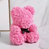 Oso rosa de 25 cm, talla 5 + caja de regalo + luz