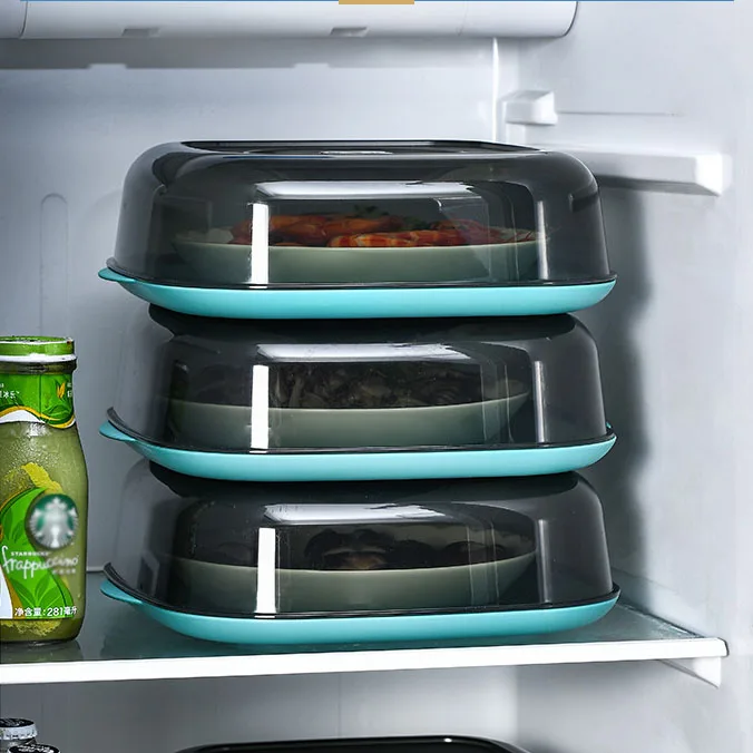 Штабелируемый кухонный холодильник с микроволновой изоляцией пластиковые крышки для пищевых продуктов нижним