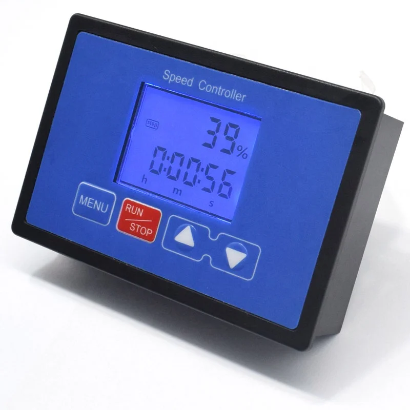 LCD Smart Digital Display PWM Control DC Motor Speed Controller Timing Loop Control 12V 24V 36V 48V With Wireless Remote