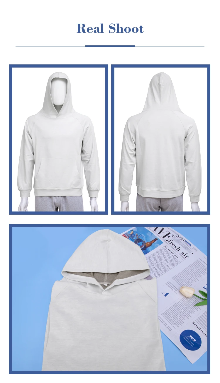 Custom logo Electromagnetic protection Clothing Emf Shielding Sweatshirt protection Men Sweatshirt