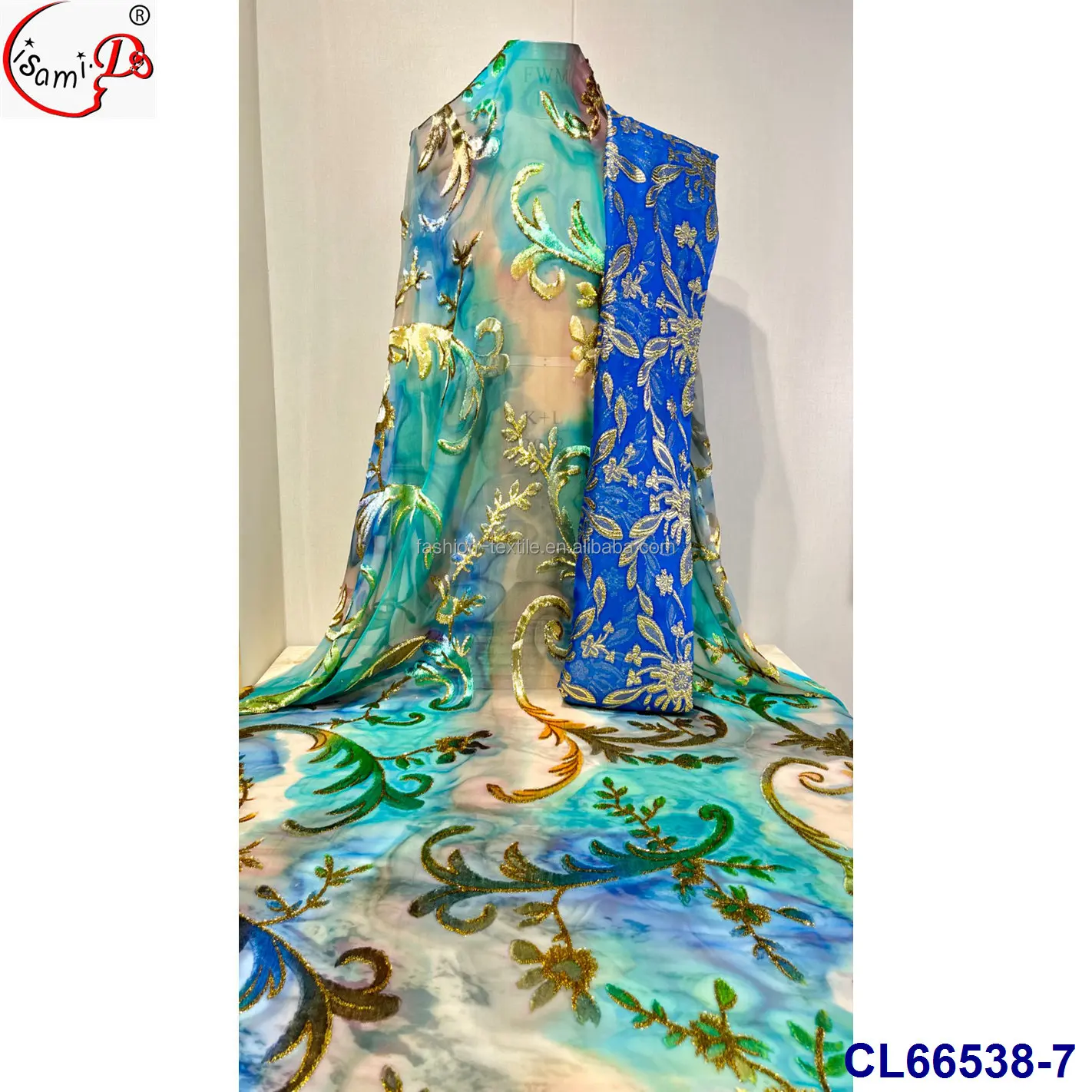 Somalia Fashion Real Silk Garbasar And Dirac,Fashion Hot Sale Fabric