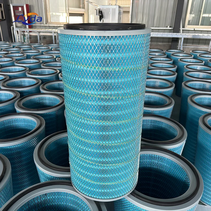 Cellulose Media Inlet Gas Turbine Replaceable Supplier 100% Synthetic Air Intake Filter