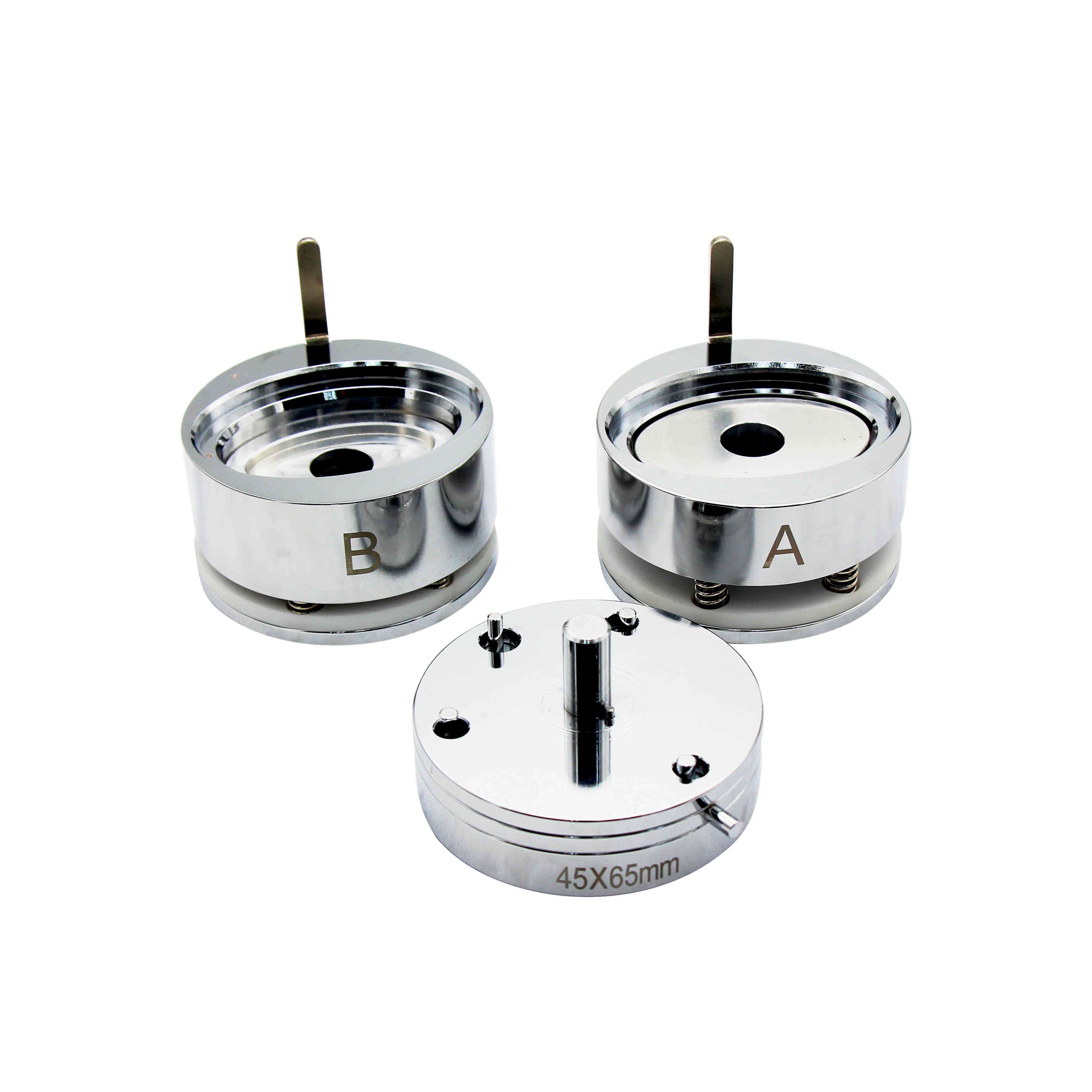 Набор для изготовления значков для кнопок овальной формы, 45x65 мм