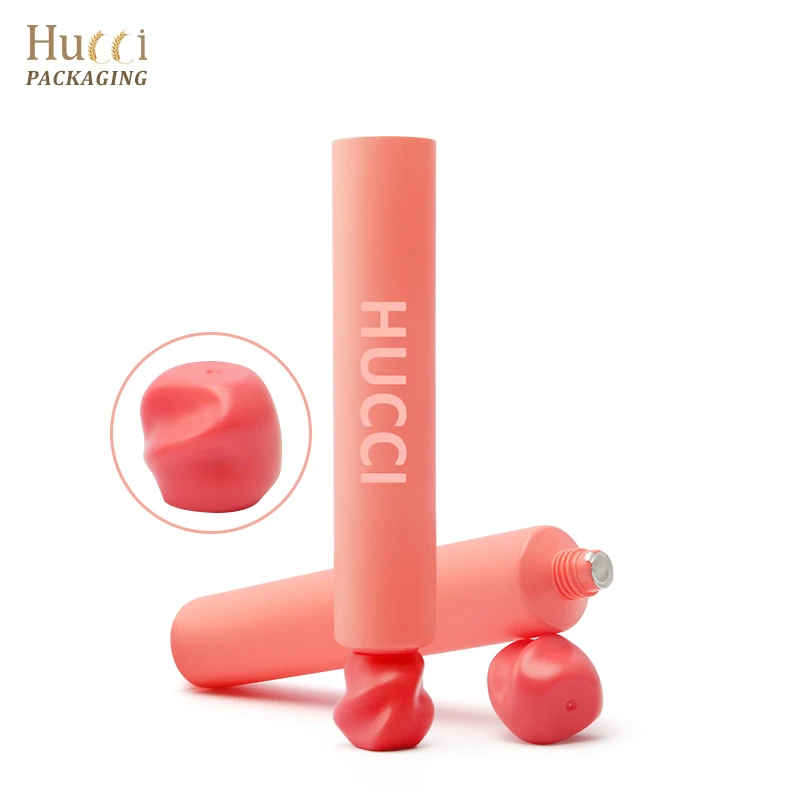 Custom 8oz 30-60ml Cosmetic Empty Soft Pink Squeeze Tube Packaging Body Hand Cream Lotion Tube with Screw Cap