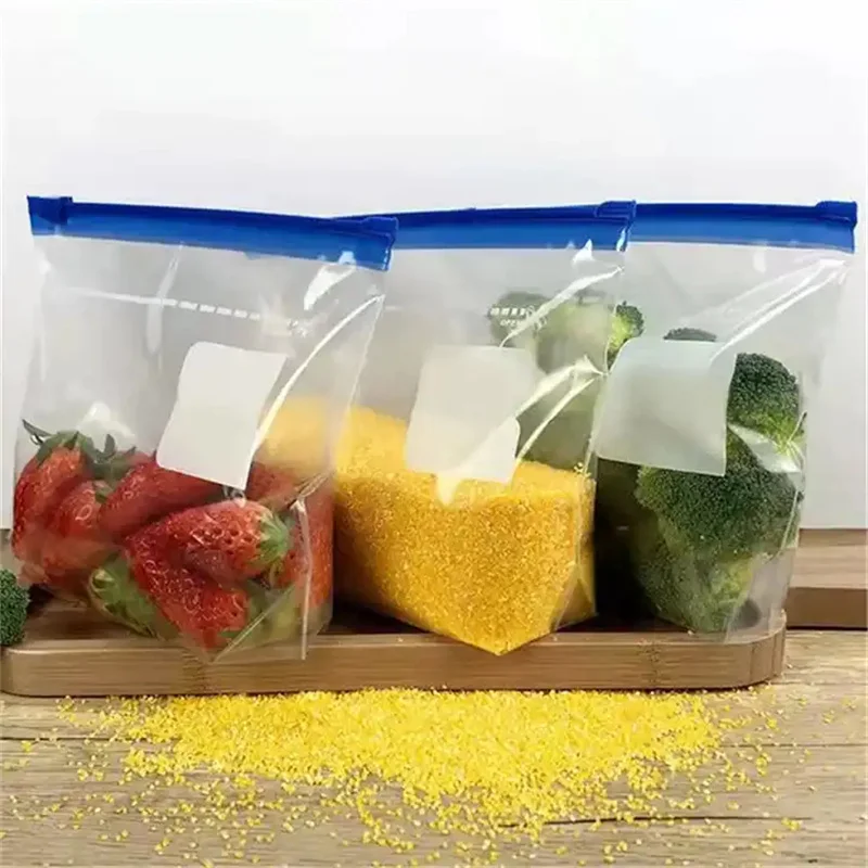 Wholesale Plastic Zip Lock Freezer Bags Seal Canvas Slider Storage