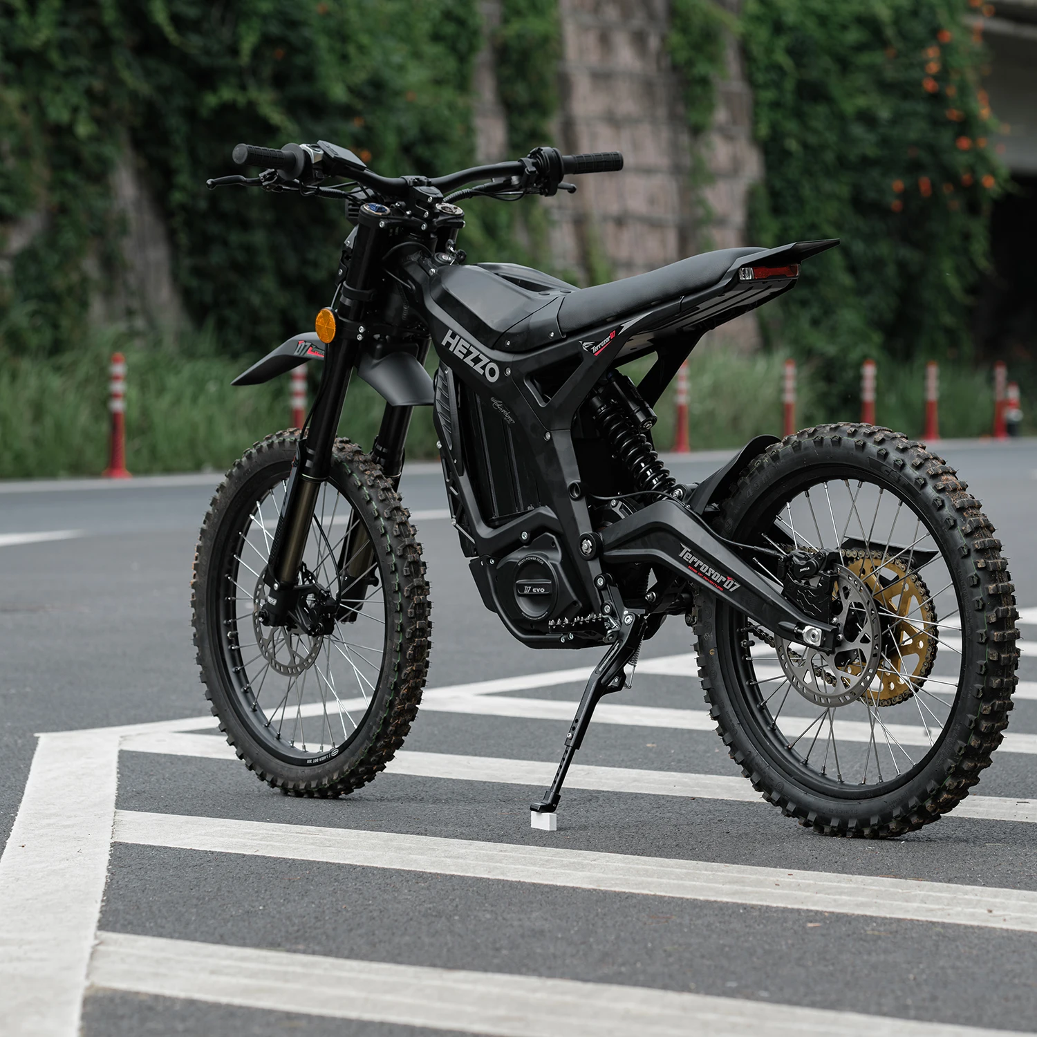 HEZZO D6 72V 13000W Mid-Drive Electric Dirt Bike, 400Nm Torque