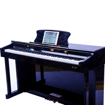 Eletronic digital 88 keys hammer action keyboard 81midi upright digital piano