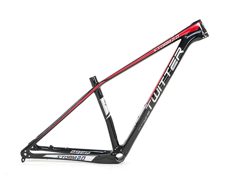 Twitter Bicycle Parts Storm Carbon Fiber Mountain Bike Frame 29er Disc Bike MTB Carbon Bicycle Frames Carbon Mountain Bike Frame