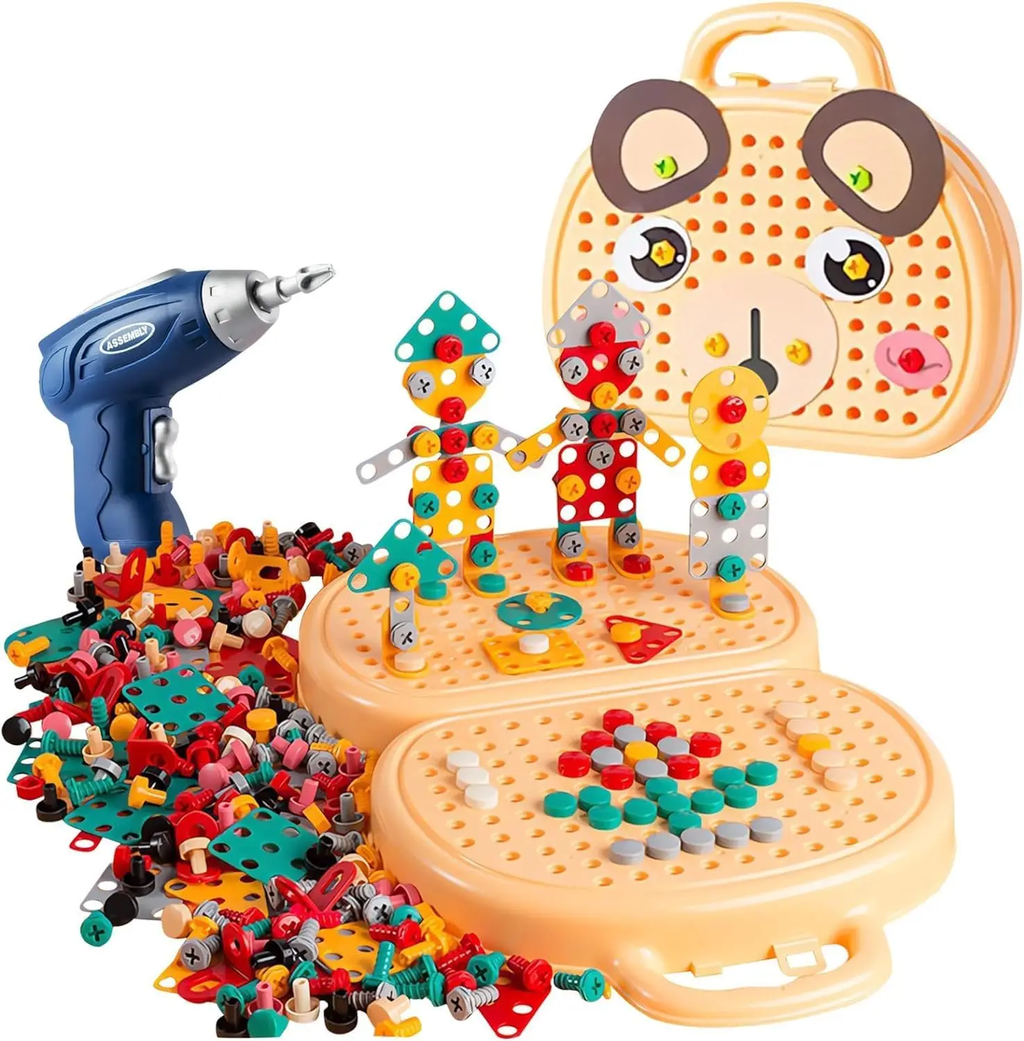 Alibaba.com: GL Drill Screw Tool Set 3D Mosaic Plastic Puzzle Toy ...