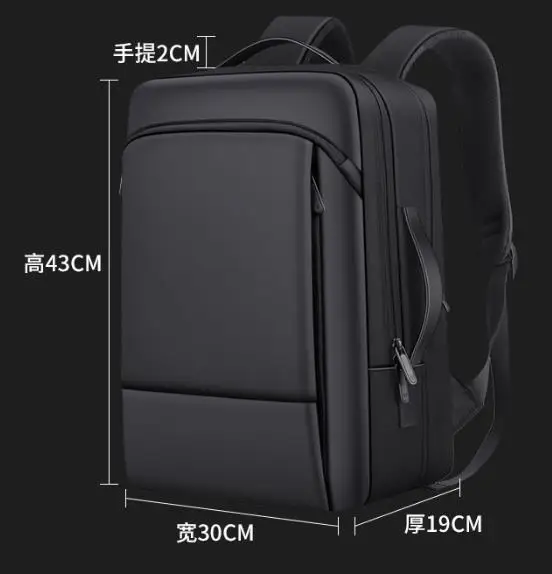 Water Resistant College Computer Bag For Women & Men Fits 15.6 Inch Laptop And Notebook Black