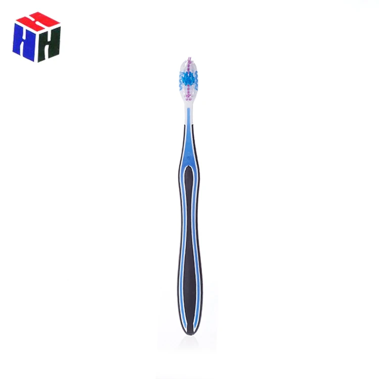 
Высококачественная специальная пластиковая зубная щетка для отбеливания зубов с резиновой ручкой 