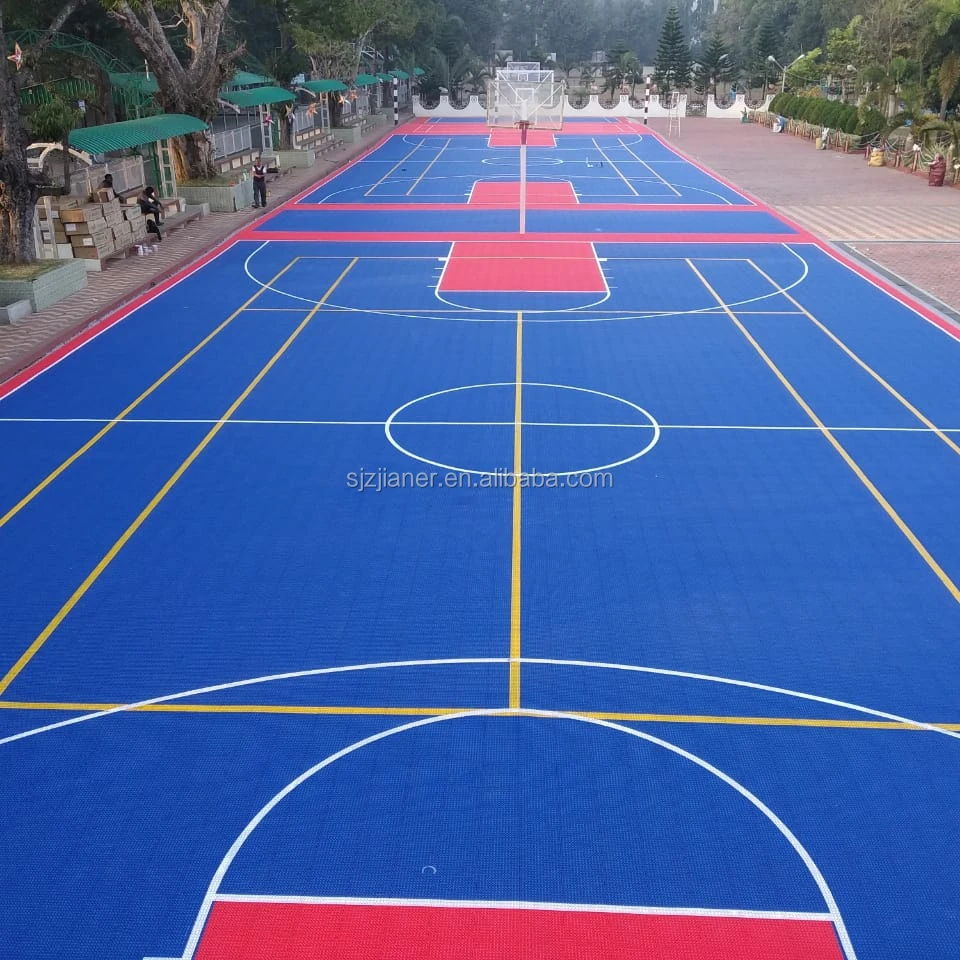 High Quality  Top Racedeck Modular Smart Interlocking Flooring for Outdoor Sports Application