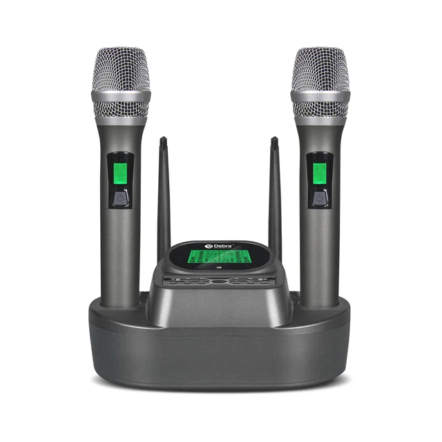 debra音频wm2无线充电双通道uhf手持无线麦克风系统 from m.alibaba.