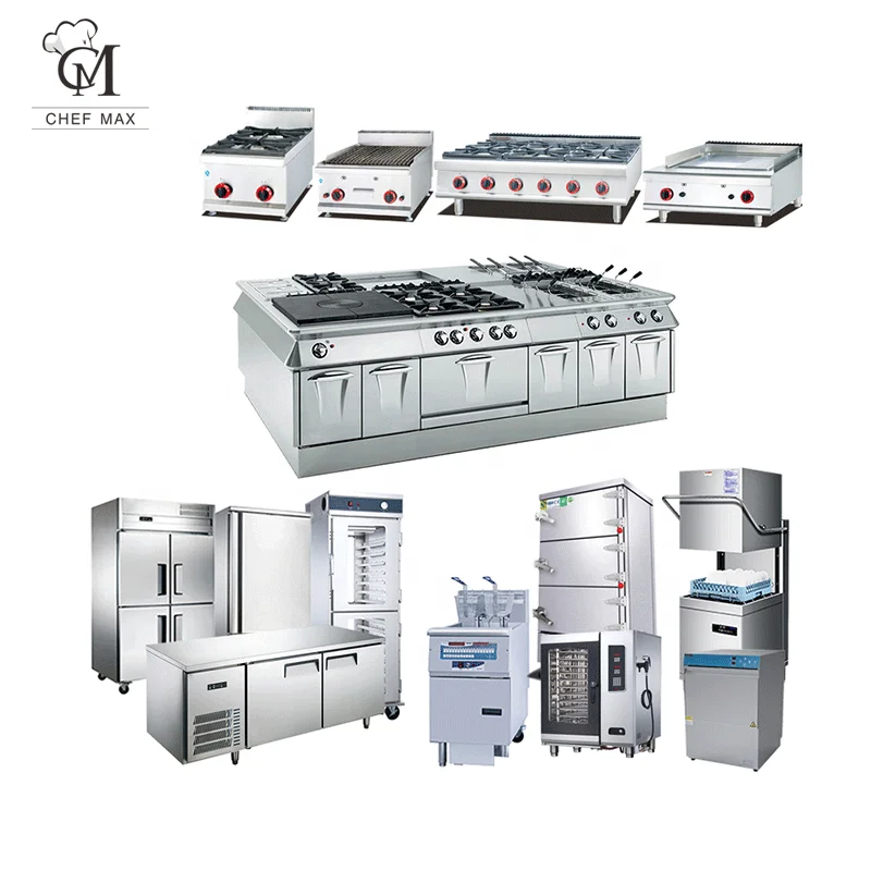 CE NSF Certified Stainless Steel Professional Commercial Kitchen Equipment Hotel Restaurant