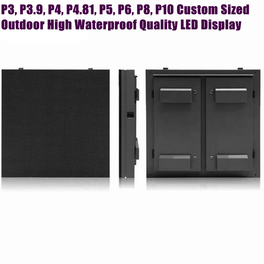 Fixed Installation LED Screen Advertising Full Color Waterproof Outdoor LED Display Board