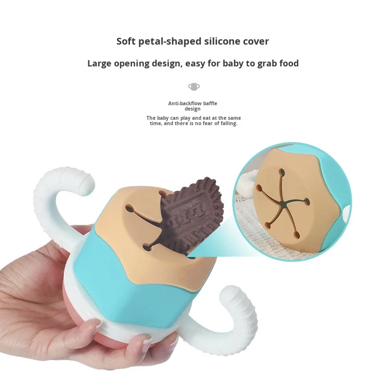 Pencil Shaped Silicone Cup, Baby Anti Fall Cartoon Snack Cup, Water Cup, Food Grade Silicone manufacture