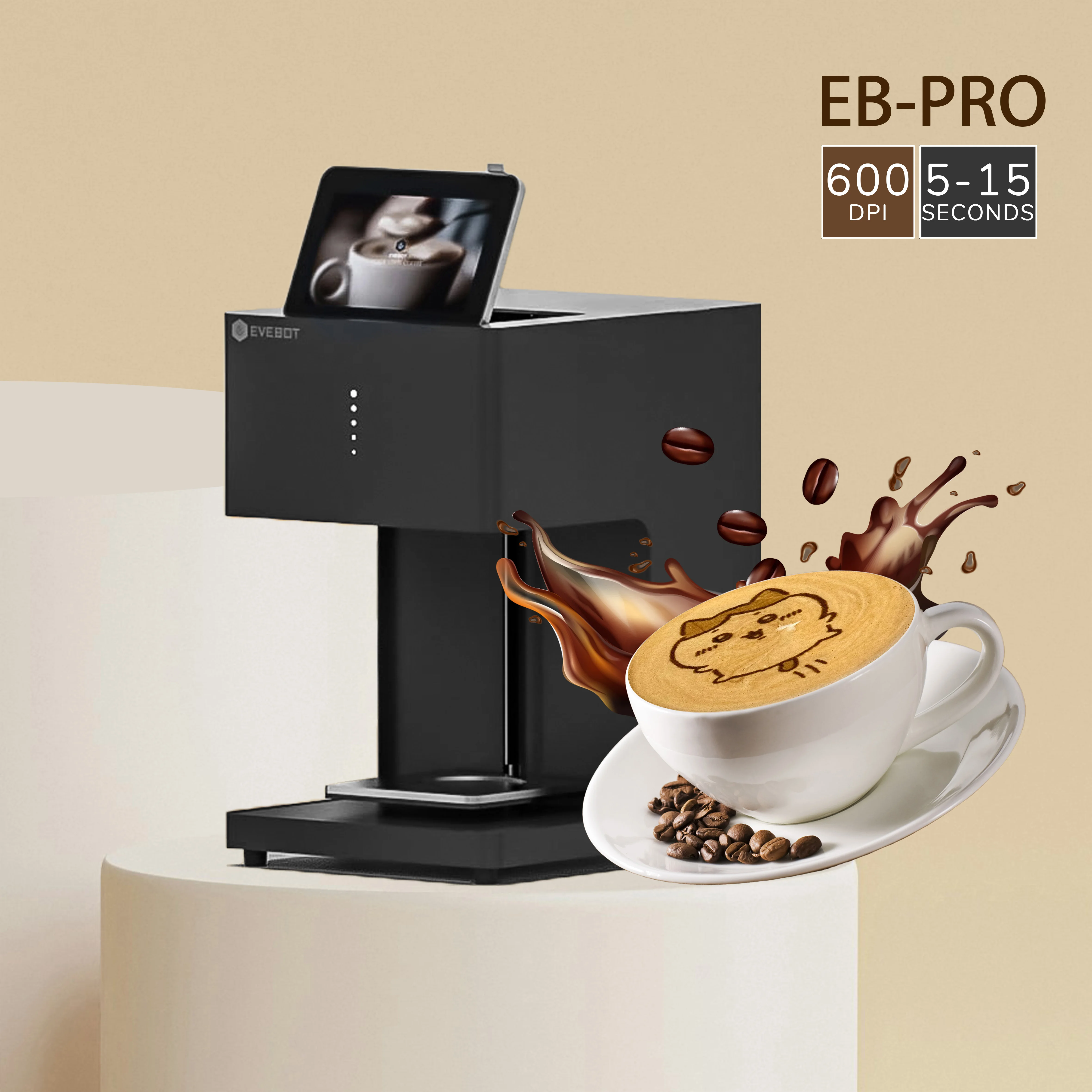 EVEBOT Eb-Pro Coffee Printing Machine - DIY Milk Foam Printer EVEBOT Eb-Pro Coffee Printing Machine - DIY Milk Foam Printer