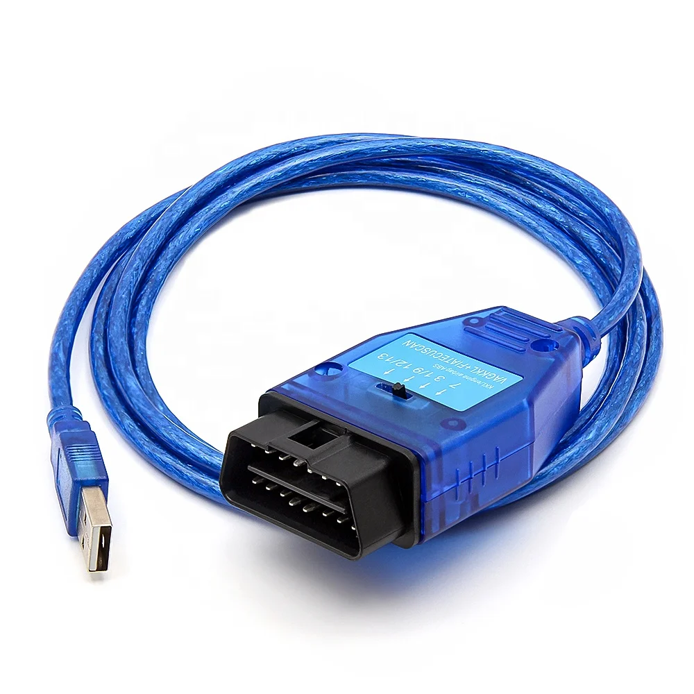 FTDI FT232RL Chip VAG KKL FIATECUSCAN for Fiat Auto Diagnostic Cable for VAG KKL 409 USB Diagnostsic Interface