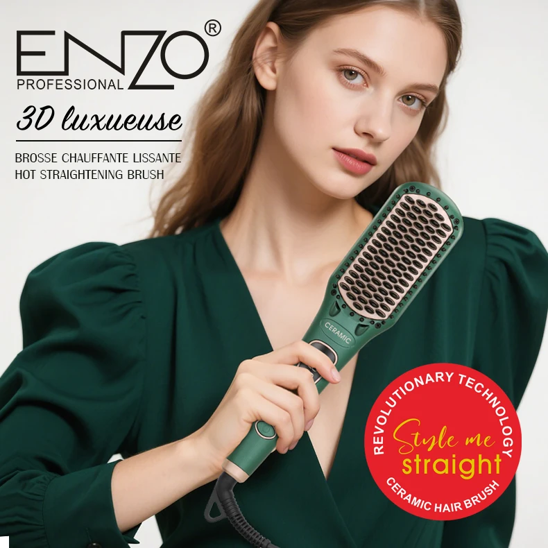 ENZO EN-4105 Ceramic Electric Hot Comb – Fast Heating Hair