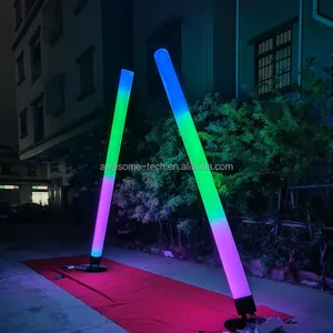 Customized Led Cylindrical Shape Tube Light Color Changing Led Flexible Tubes Light with Base Led Tube Light