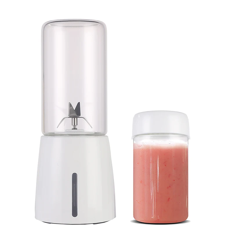 SKYCARPER Portable Blender, Personal Mixer Fruit Rechargeable with USB and Wireless Charging, Mini Blender for Smoothie, Fresh Juice Blender, Milk