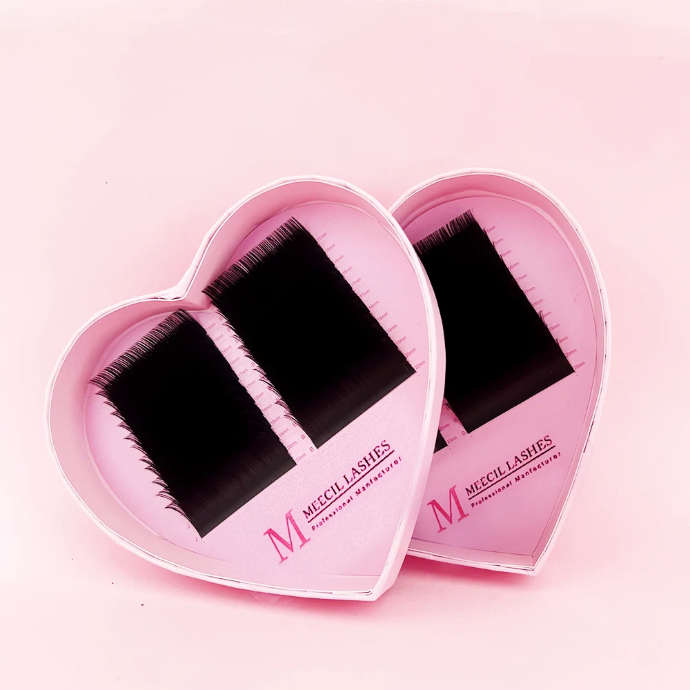Soft Cashmere Eyelash Extensions Matte Black Cashmere Lash Extensions Volume Trays Silk Cashmere Lash Extensions