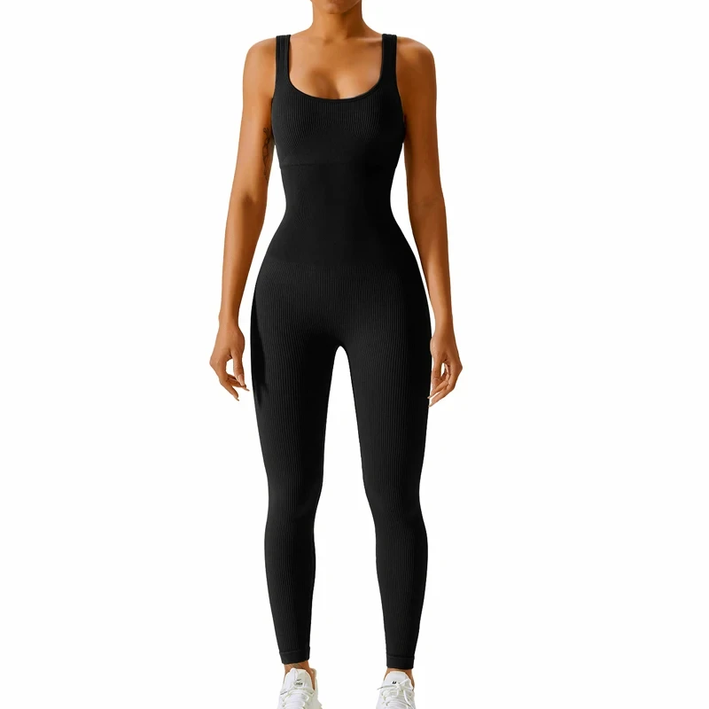 Ladies High Waist Slim One-Shoulder Jumpsuit