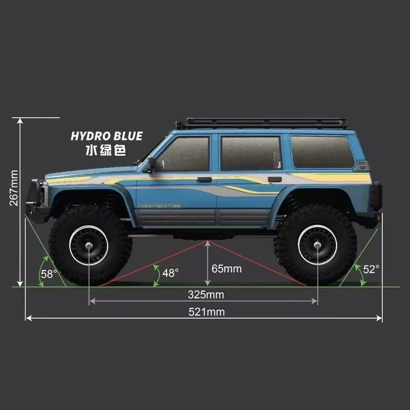 HOSHI Yikong YK4107 RC Car - 4WD Climbing Fun for All Ages