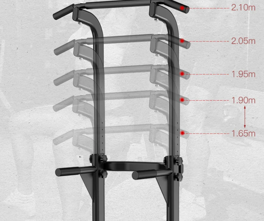 2024 Factory Direct Lightweight Power Tower Dip Station with Multi Pull-Up Bar Metal Material Cheap Price Offered