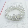 white pearl knot-silver
