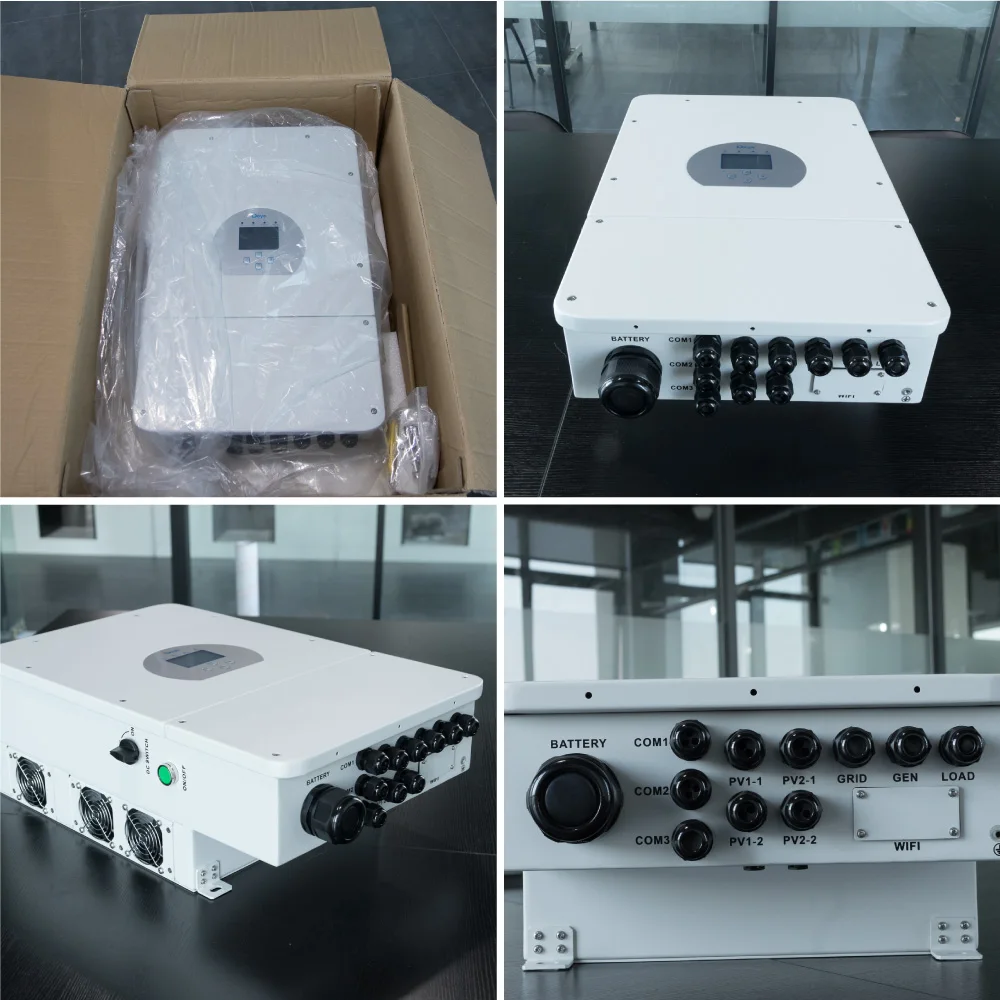 Deye 3 Phase Hybrid Power Inverters 8Kw 16Kw 24Kw High Efficiency High Quality Solar Inverter