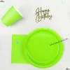 Green 9inch plate*10pcs