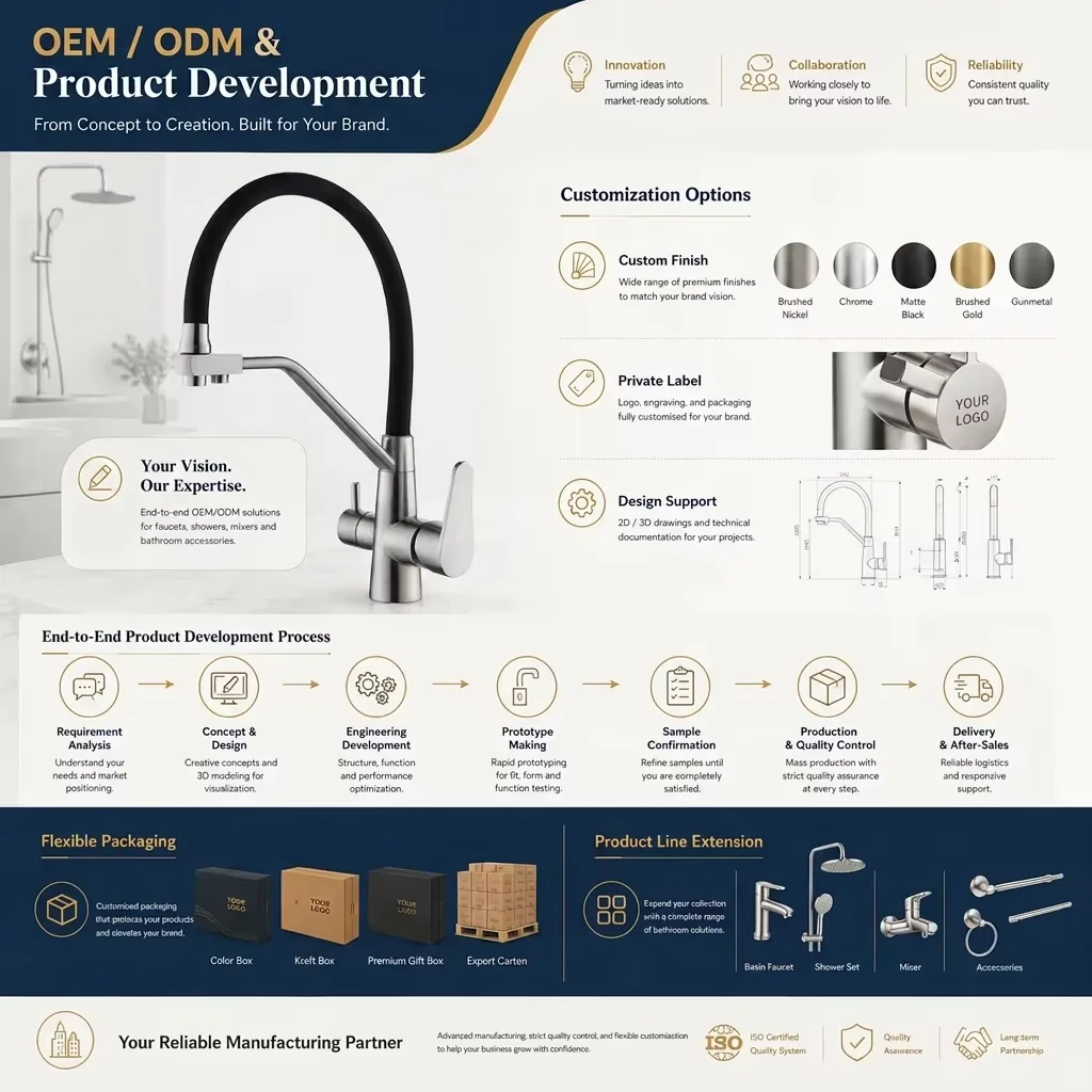 Pull down kitchen mixer spray head with dual mode function