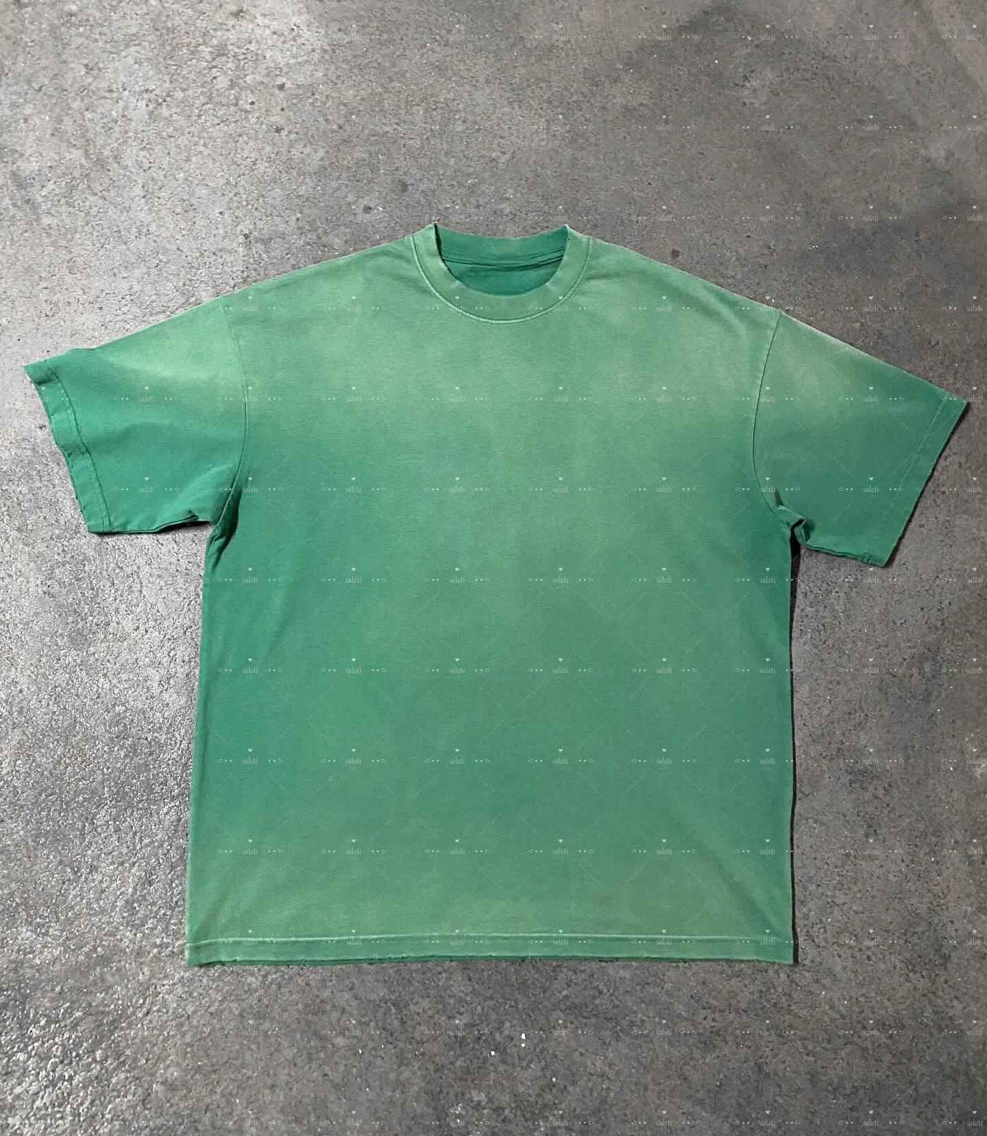 Salati Manufacturer Custom Tee Sun Faded Short Sleeve Blank T-shirt Boxy Oversized Distressed Vintage Acid Wash T Shirts for Men gallery 2
