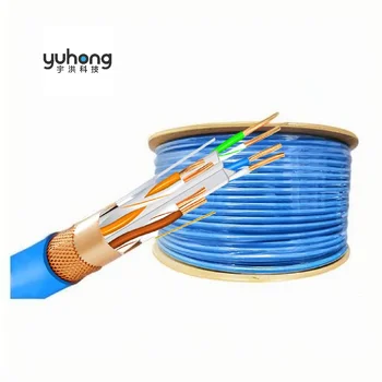 YUHONG Customized Cat 6A Lan Cable 305m box UTP/FTP/SFTP Network Cable pure copper cca shielded Cat 6 ethernet cable