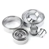 Silver round self-adhesive pp bag
