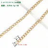 2.6x10.8x14.2mm gold-plated aluminum chain G108-001