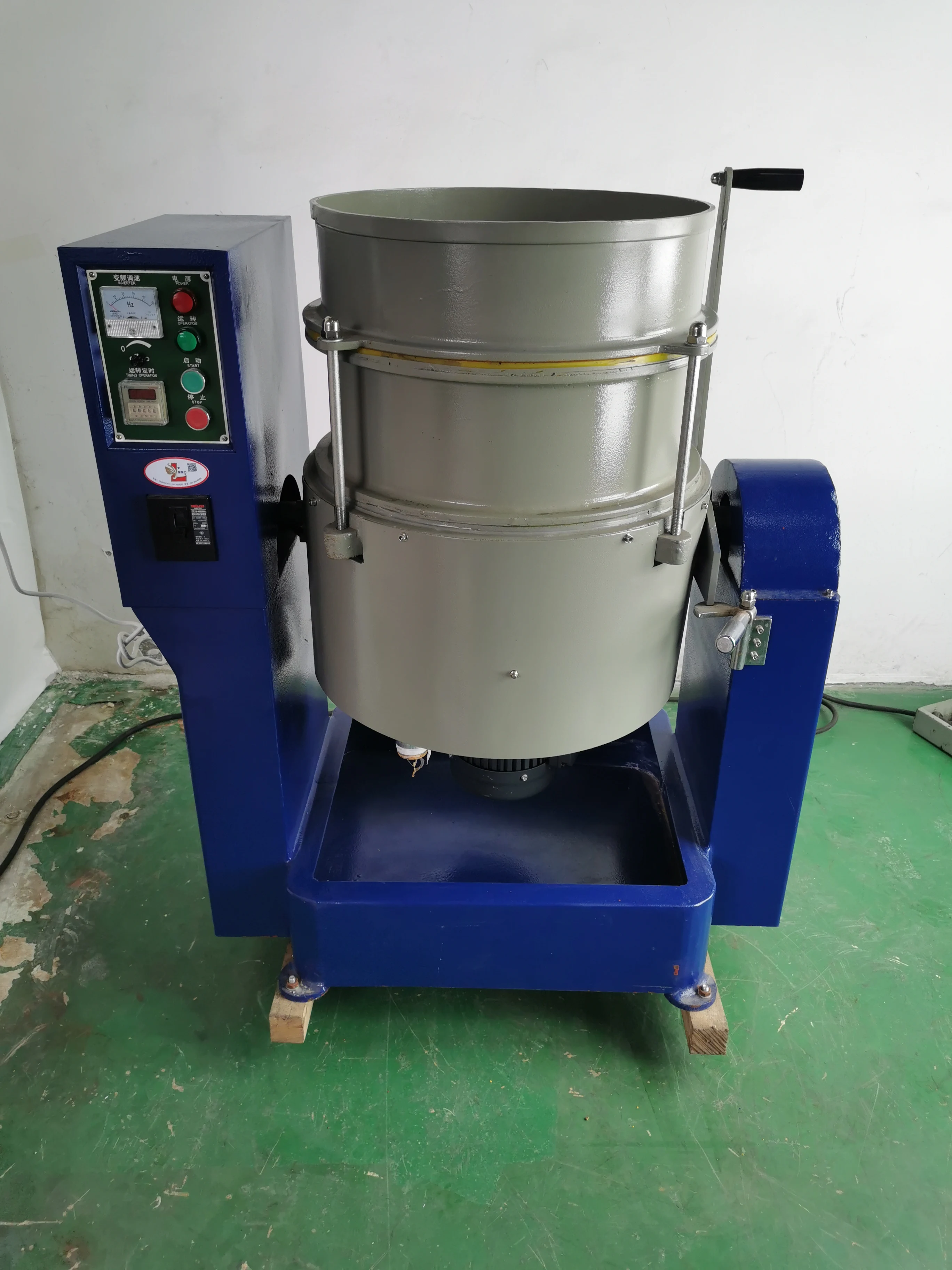 Centrifugal Disk Polishing Machine High Speed vortex Finishing Machine Metal Polishing Machine