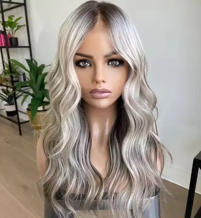 13*6 HD Front Wig Women Mix Hair Raw Afro Straight Available Long Medium Short Blonde 60# Highlight Transparent
